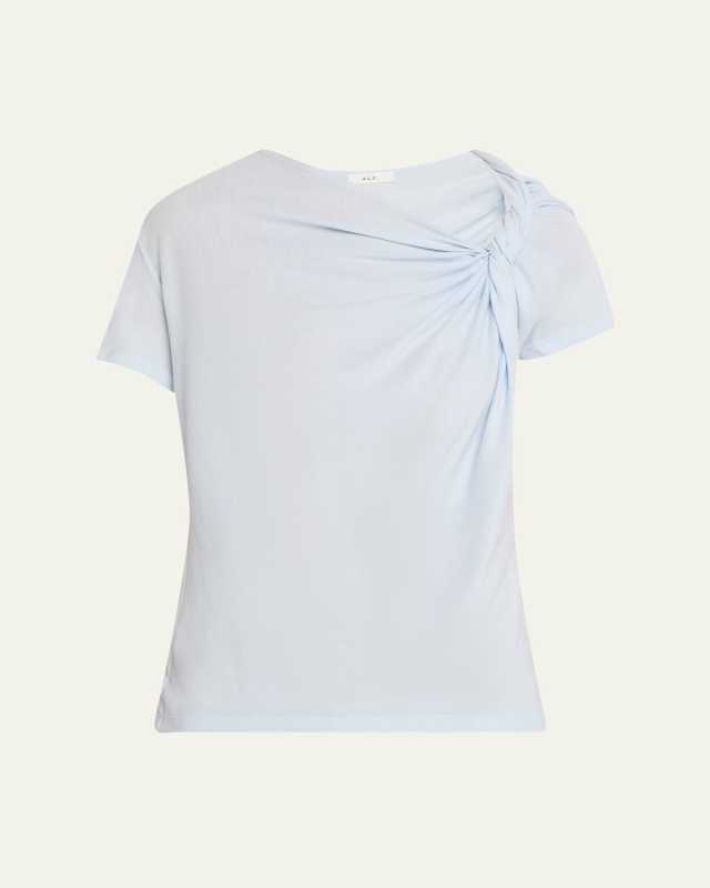 Liz Short-Sleeve Twist Top